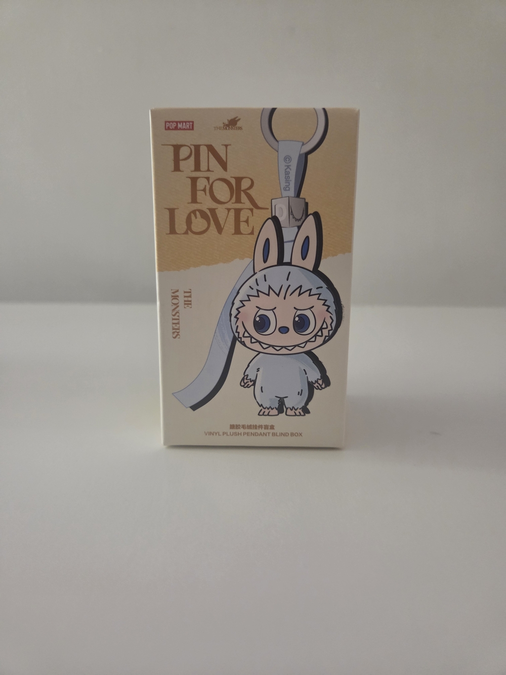 POP MART PIN FOR LOVE The Monsters Vinyl Plush Pendant Blind Box